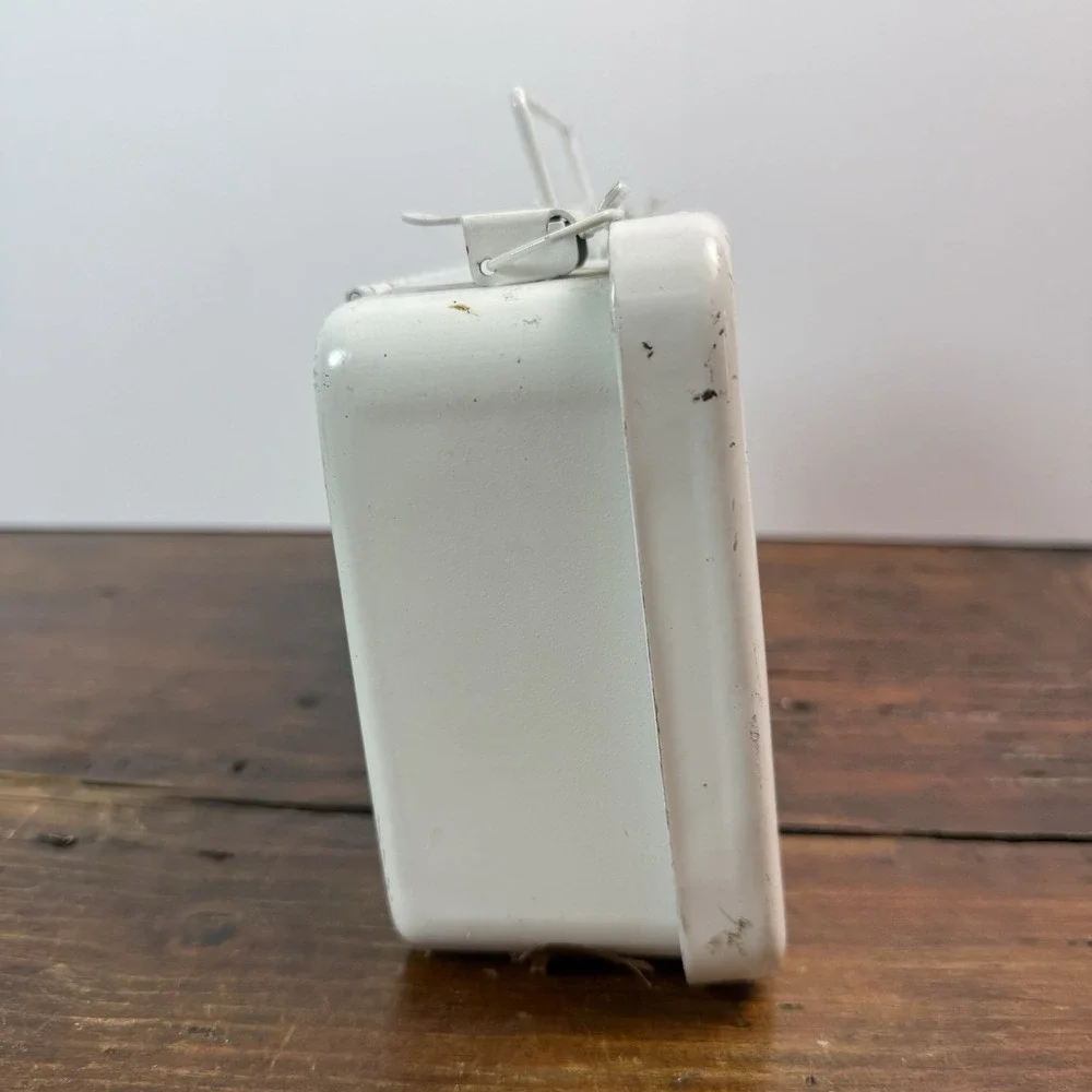 Vintage Contel Continental Telephone First Aid Kit Metal‎ Box American
